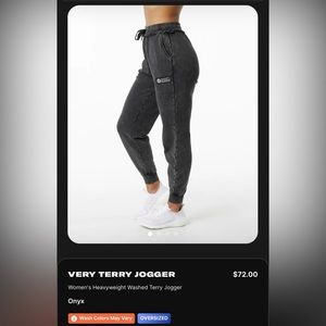 Alphalete Very Terry Joggers and Crop